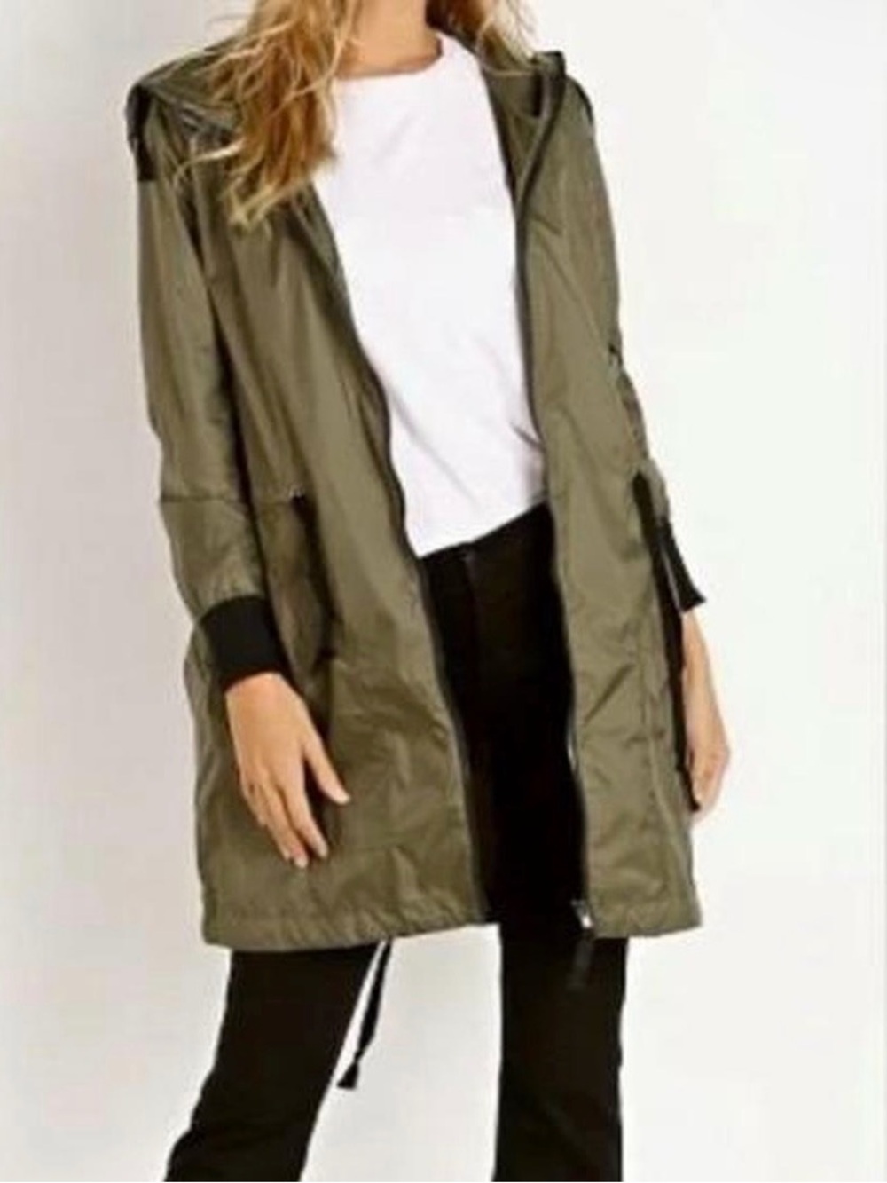 BB Dakota Flynn Anorak Jacket Sage Green Sz S